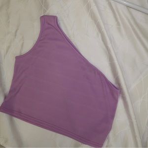 Boohoo One-Shoulder Crop Top